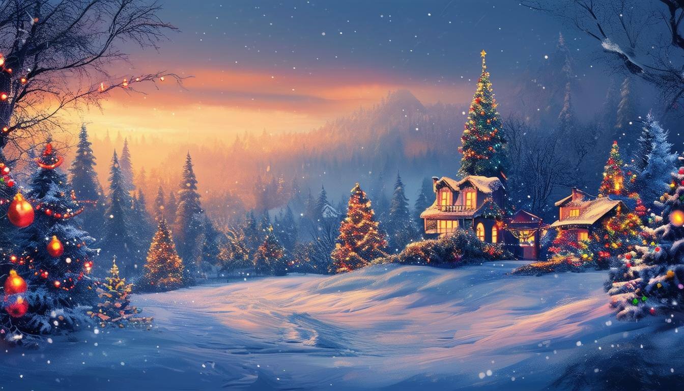 christmas landscape